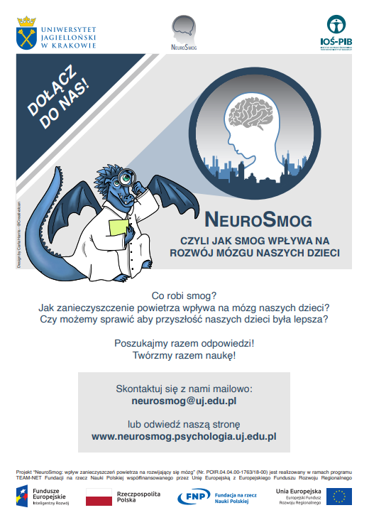 Plakat projektu NeuroSmog